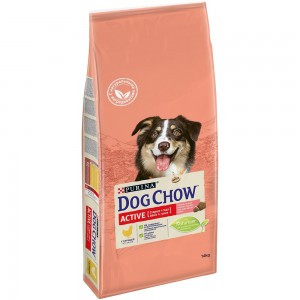 Dog Chow Active (Корм для взрослых активных собак старше 1 года), 14 кг