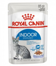 Royal Canin Indoor Sterilised влажный корм для взрослых кошек кусочки в желе - 85 г*12 шт