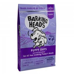 Barking top heads puppy