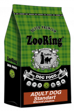 ZooRing Adult Dog Standart (Мясной рацион) 23/10, 10 кг