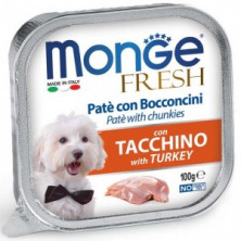 Monge Dog Fresh Adult With Turkey (Консервы для взрослых собак с индейкой), 100 г