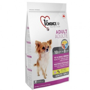 1st Choice Toy & Small Breeds сухой корм для декоративных собак с ягненком, рыбой и рисом - 2,72 кг