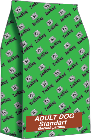 ZooRing Adult Dog Standart (Мясной рацион) 23/10, 20 кг