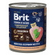 Brit Premium By Nature (консервы с индейкой и уткой для взрослых собак всех пород), 850 г х 6 шт
