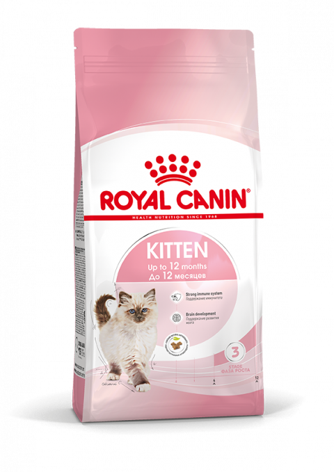 Royal Canin Kitten 34 сухой корм для котят от 4 до 12 месяцев с птицей - 4 кг