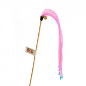 PETTO Махалка Трубочки длинные с наконечниками GoSi (Игрушка для кошек дразнилка) 1шт