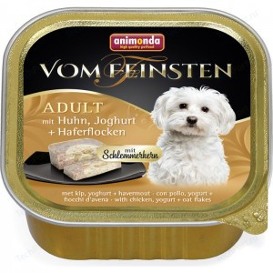 Animonda Vom Feinsten Menue (Консервы для собак с курицей, йогуртом и овсяными хлопьями) 150г х 22шт