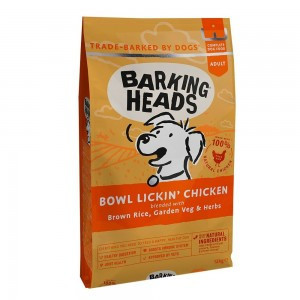 Barking Heads Bowl Lickin Chicken ( Сухой корм для собак с чувствительным пищеварением, с курицей и рисом, до последнего кусочка), 12 кг