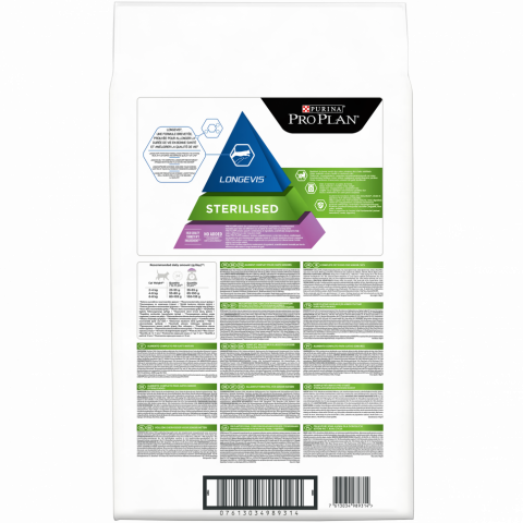 Pro Plan Cat Senior 7+ Sterilised сухой корм для стерилизованных кошек старше 7 лет с индейкой - 10 кг