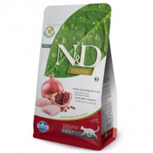 Farmina N&D Prime Cat Chicken & Pomegranate Adult сухой беззерновой корм для взрослых кошек с курицей и гранатом - 300 г
