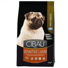 Farmina Cibau Sensitive Lamb Mini сухой корм для взрослых собак мелких пород с чувствительным пищеварением с ягненком - 2,5 кг