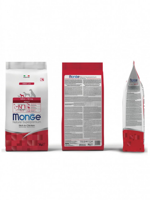 Monge Dog Mini сухой корм для взрослых собак мелких пород 3 кг