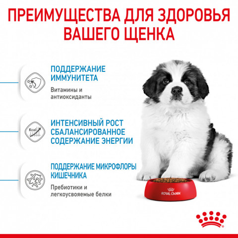 Royal Canin Giant Puppy сухой корм для щенков гигантских пород с 2 до 8 месяцев - 15 кг, Здоровое питание для щенков гигантских пород