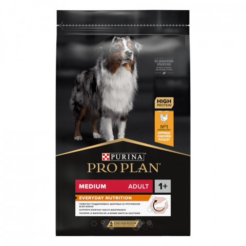 Purina Pro Plan Adult Medium сухой корм для взрослых собак средних пород с курицей и рисом - 7 кг