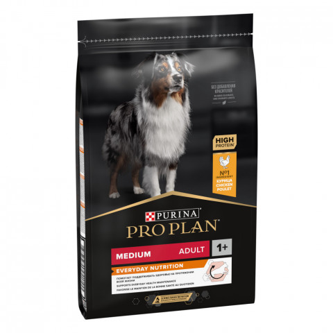 Purina Pro Plan Adult Medium сухой корм для взрослых собак средних пород с курицей и рисом - 7 кг