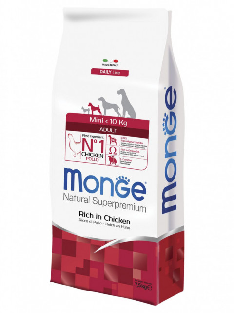 Monge Dog Mini сухой корм для взрослых собак мелких пород 7,5 кг