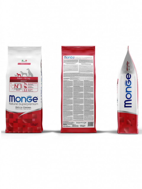 Monge Dog Mini сухой корм для взрослых собак мелких пород 7,5 кг