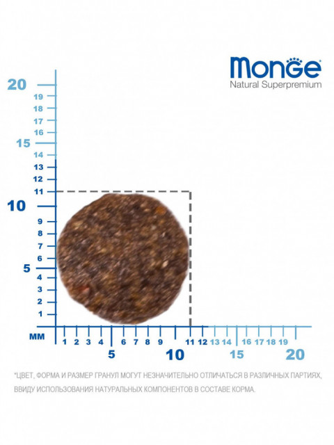 Monge Dog Speciality Mini сухой корм для взрослых собак мелких пород с ягненком, рисом и картофелем 2,5 кг