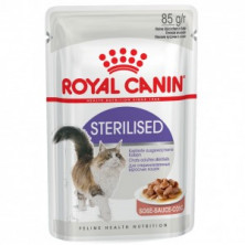 Royal Canin Sterilised паучи для стерилизованных кошек кусочки в соусе - 85 г*24 шт