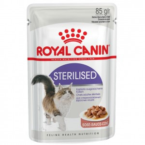 Royal Canin Sterilised паучи для стерилизованных кошек кусочки в соусе ...