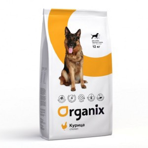 Organix Adult Dog Large Breed Chicken (Полнорационный корм для взрослых собак крупных пород, с курицей) 18кг