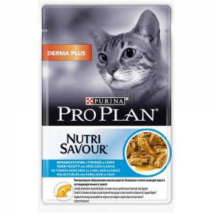 Pro Plan Elegant паучи для кошек для здоровья кожи и шерсти с треской - 85 г х 26 шт
