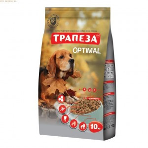Трапеза Оптималь (Корм для взрослых собак), 10 кг