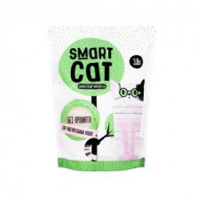 Smart Cat без ароматизатора (Силикагелевый наполнитель для кошек), 35 л (15,29 кг)