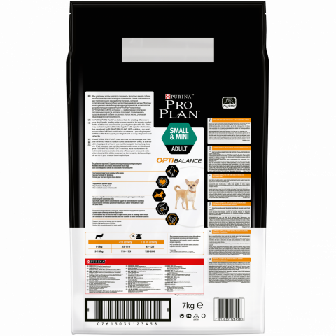 Purina Pro Plan Small & Mini сухой корм для взрослых собак миниатюрных и мелких пород с курицей и рисом - 7 кг