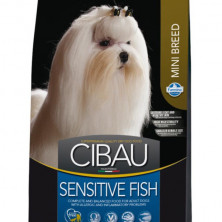 Farmina Cibau Sensitive Fish Mini сухой корм для взрослых собак мелких пород с чувствительным пищеварением с рыбой - 2,5 кг