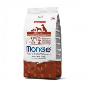 Monge Dog Speciality Puppy & Junior сухой корм для щенков всех пород с ягненком и рисом 2,5 кг