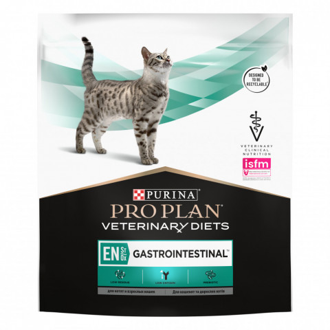 Pro Plan Veterinary diets EN St/Ox Gastrointestinal сухой корм для взрослых кошек при расстройствах пищеварения - 400 г