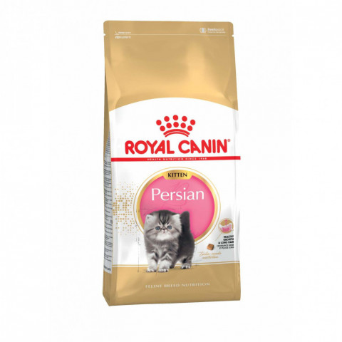 Royal Canin Kitten Persian сухой корм для котят персидской породы от 2 до 12 месяцев, беременных и кормящих кошек - 400 г