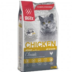 Сухой корм Blitz Adult Cats Chicken для кошек с курицей - 2 кг