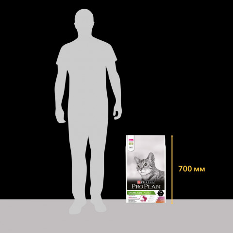Pro Plan Cat Adult Sterilised сухой корм для стерилизованных кошек с уткой и печенью - 10 кг