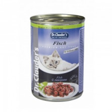DrClauders Лосось (Консервы для кошек, кусочки в соусе с лососем), 415 г