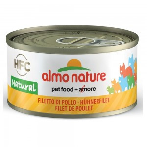 Almo Nature Legend Adult Cat Chicken Fillet консервированный корм с цельными кусочками куриного филе в бульоне для взрослых кошек - 70 гр. х 24 шт.