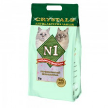 N1 Силикагелевый Антибактериальный (Наполнитель для кошек с антибактериальными свойствами), 5 л