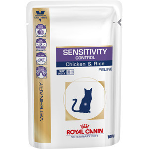 Royal Canin Sensitivity Control Feline Диета для кошек при пищевой аллергии, непереносимости - 85 г*12 шт