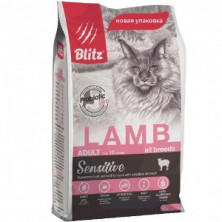 Сухой корм Blitz Adult Cats Lamb для кошек с ягненком - 400 г