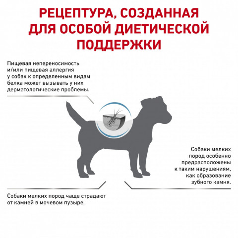 Royal Canin Hypoallergenic HSD 24 Small Dog сухой корм для взрослых собак при пищевой аллергии - 3,5 кг