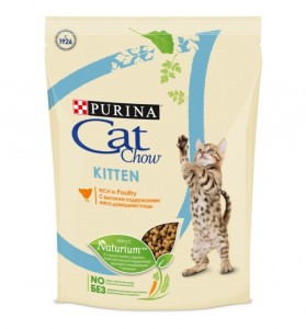 Cat Chow Kitten (Корм для котят, Курица), 400 г