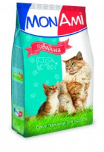М Монами (Корм для кошек для профилактики МКБ с говядиной), 10 кг