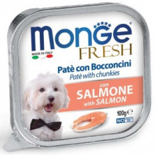 V Monge Dog Fresh Adult With Salmon (Консервы для взрослых собак с лососем), 100 г