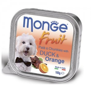 V Monge Fruit Duck & Orange (Консервы для взрослых собак, утка с апельсинами), 100 г