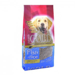 P Nero Gold Adult Fish&Rice (Сухой корм для взрослых собак, рыбный коктейль с рисом и овощами) 12кг