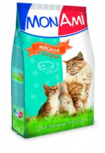Монами (Корм для кошек для профилактики МКБ, мясное ассорти), 10 кг