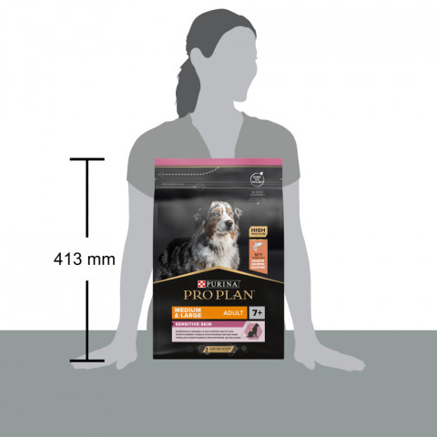 Purina Pro Plan Medium & Large Adult 7+ cухой корм для взрослых собак средних и крупных пород старше 7 лет с лососем и рисом - 3 кг