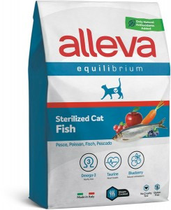 Alleva Equilibrium Sterilized Fish сухой корм для стерилизованных кошек рыба - 1,5 кг