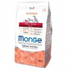 Monge Dog Speciality Mini сухой корм для взрослых собак мелких пород с лососем и рисом 800 г